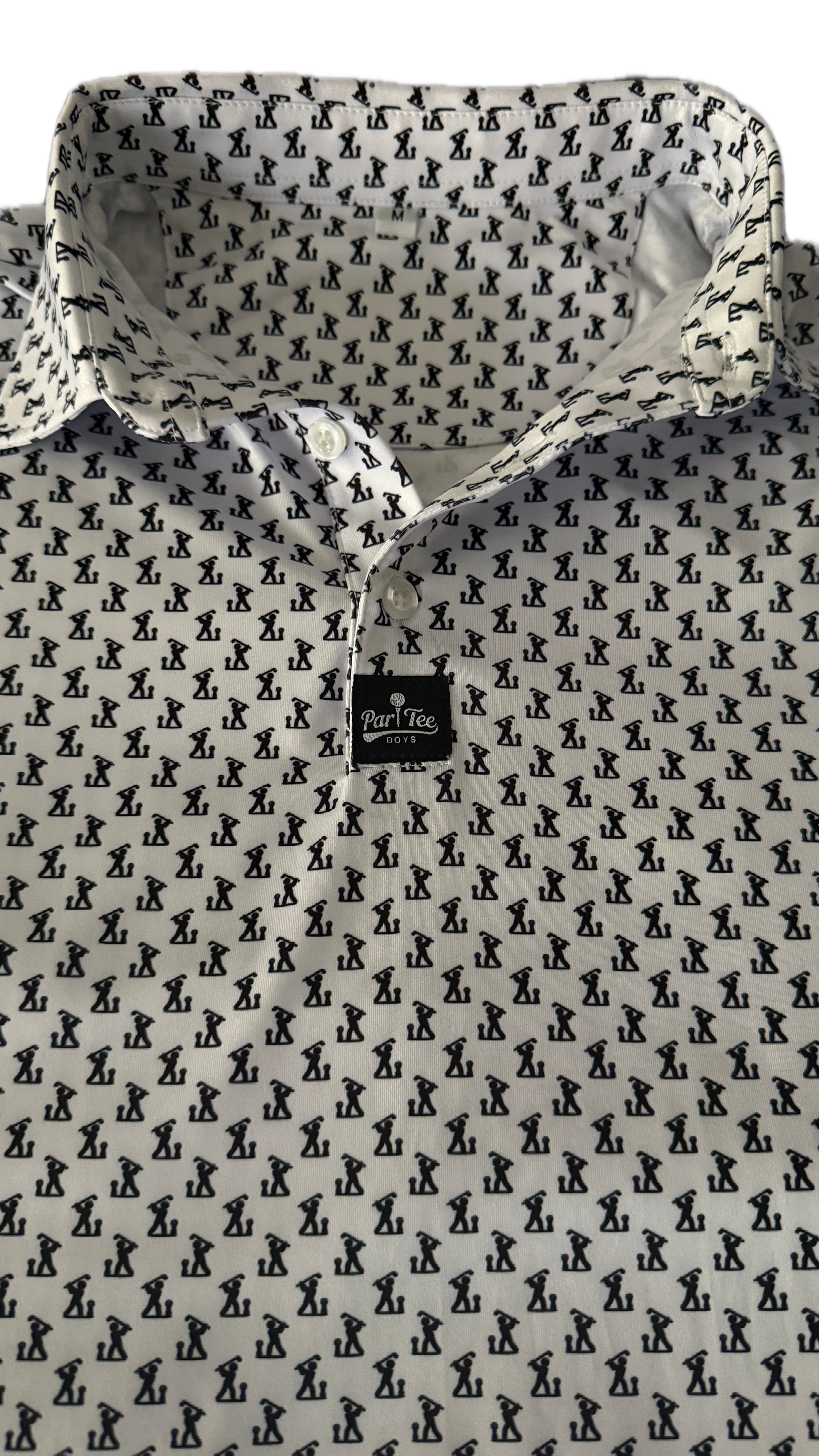 ParTee Boys Mini Logo Performance Golf Polo