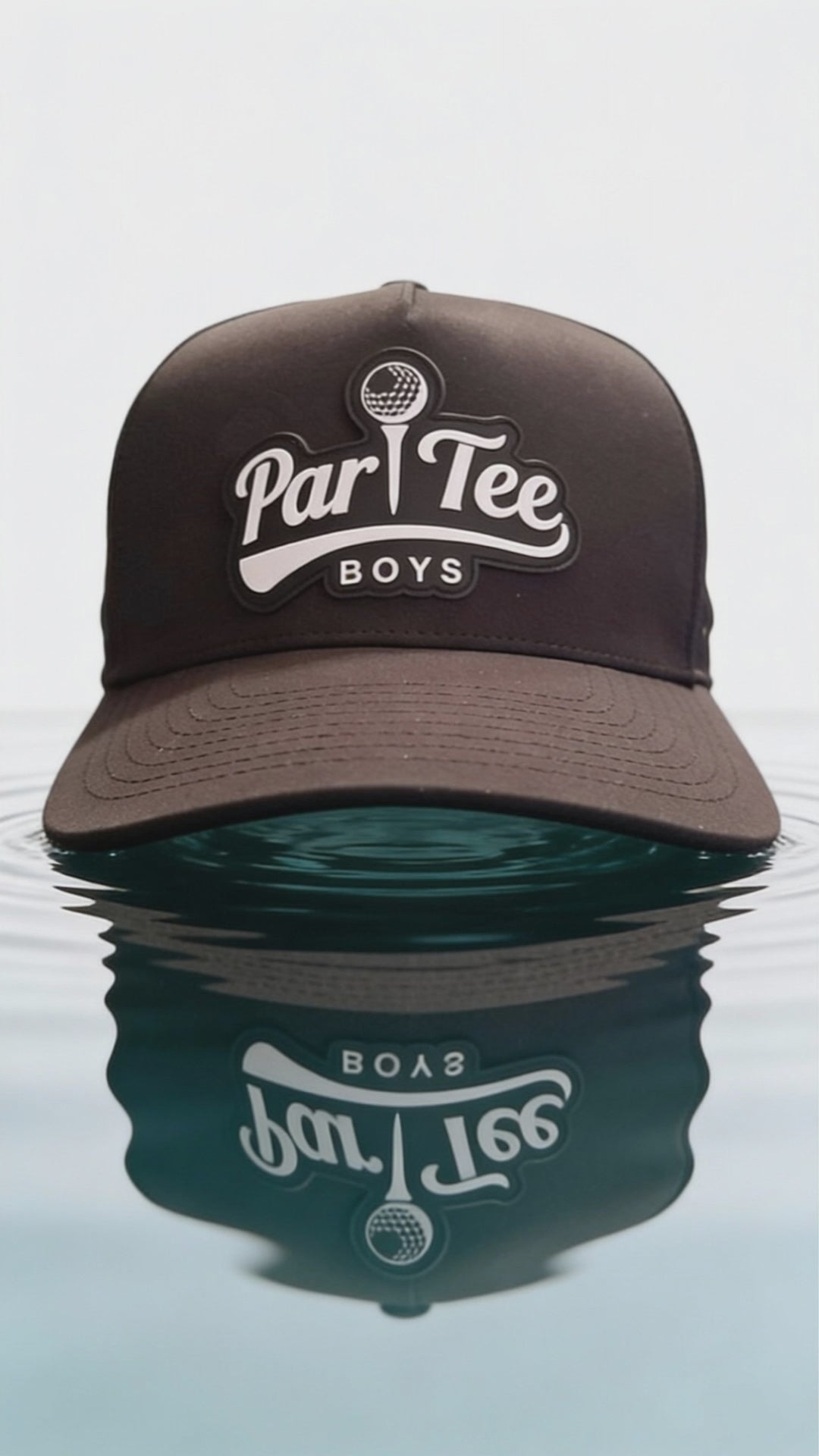 Midnight Black ParTee Boys Hat With Built-In Ball Marker Magnet